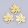 Autumn Theme Yellow Shell Pendants SSHEL-T007-12-1