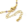 Brass Chain Necklace Making KK-K337-13G-11-3