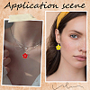 SUNNYCLUE 100Pcs 5 Colors Alloy Enamel Pendants ENAM-SC0005-33-5