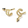 Rack Plating Brass Micro Pave Cubic Zirconia Clip-on Earrings EJEW-R162-47G-2