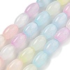Macaron Color Natural Selenite Beads Strands G-B102-A01-01-1