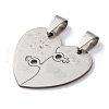 201 Stainless Steel Pendants STAS-Q342-44P-2