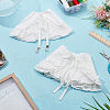 HOBBIESAY 2Pcs 2 Styles Detachable Embroidered False Collars DIY-HY0001-95-5