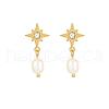 Mother's Day Jewellery Stainless Steel Earrings with Pearl NB4152-1-1