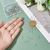 DICOSMETIC 90Pcs 6 Styles 304 & 201 Stainless Steel Bar Connector Charms STAS-DC0016-19-3