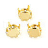 201 Stainless Steel Sew on Prong Settings STAS-T032-01-12mm-G-1