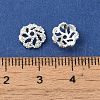 Rack Plating Brass Beads Caps KK-B088-02B-S-3