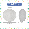 SUNNYCLUE 30Pcs Aluminum Pendants FIND-SC0009-99-2