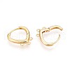 Brass Hoop Earring Finding KK-N261-65G-2