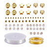 DIY Summer Themed Stretch Bracelet Making Kits DIY-TA0003-28-3