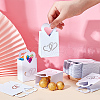 Silver Stamping Heart Packaging Handbag Holder KBAG-WH0045-05A-3