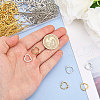 CHGCRAFT 160Pcs 2 Style Tibetan Style Heart Bead Frame DIY-CA0006-24-3
