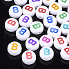 Initial Acrylic Beads OACR-E001-20B-1