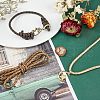 SUPERFINDINGS 7 Strands 7 Colors Braided PU Leather Cords WL-FH0001-01-3