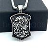 Mythical Greek Stainless Steel Medusa Gothic Pendant Necklaces for Men and Women Fashion Jewelry KQ4784-3