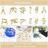 Olycraft Zinc Alloy Cabochons PALLOY-OC0001-78-3