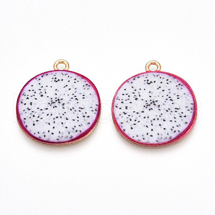 Alloy Enamel Pendants ENAM-S126-121-01-1