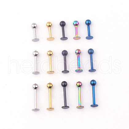 Round 316L Surgical Stainless Steel Cartilage Earrings for Women Men WG71791-13-1