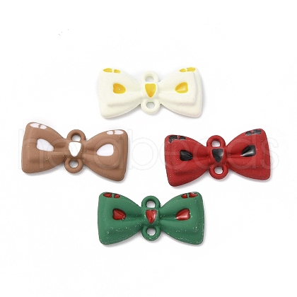 Spray Painted Alloy Pendants PALLOY-D016-02-1