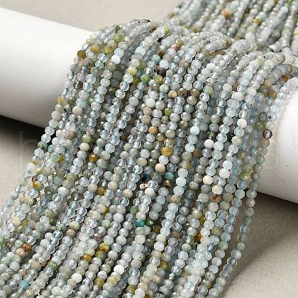 Natural Flower Amazonite Beads Strands G-RM2025-02B-2mm-1