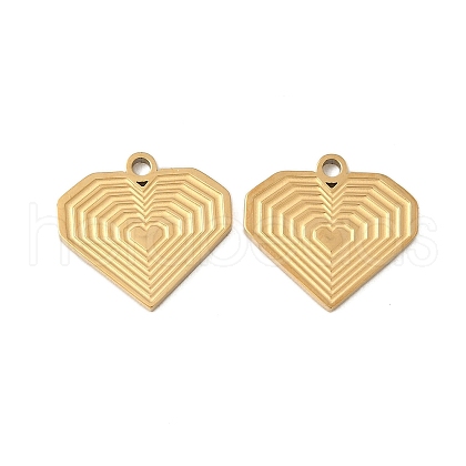 304 Stainless Steel Charms STAS-V015-47G-1