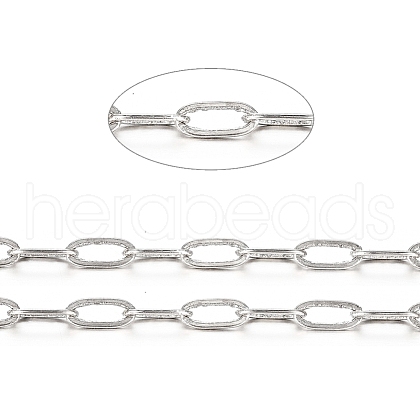 Brass Paperclip Chains X-CHC-S008-001C-P-1