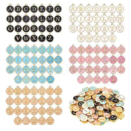 Golden Plated Alloy Enamel Charms ENAM-SZ0001-02G-1
