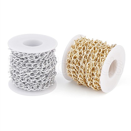 Aluminium Twisted Curb Chains CHA-TA0001-04-1