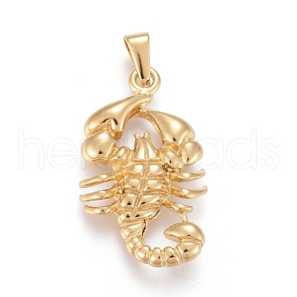 304 Stainless Steel Pendants STAS-F252-30G-1