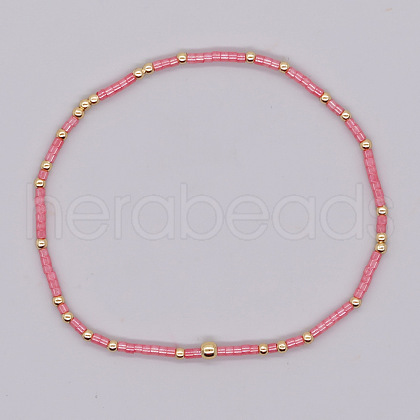 Bohemian Style Rainbow Beaded Handmade Fashion Women's Bracelet QD2599-7-1
