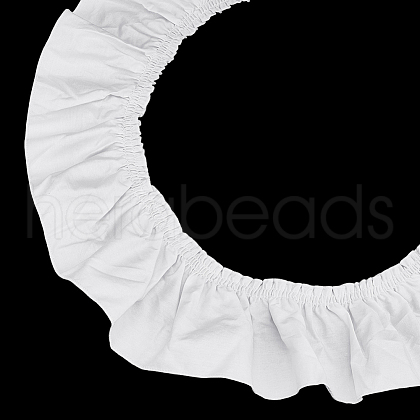 FINGERINSPIRE Cotton Pleated Lace Trim Ribbon OCOR-FG0002-63B-02-1