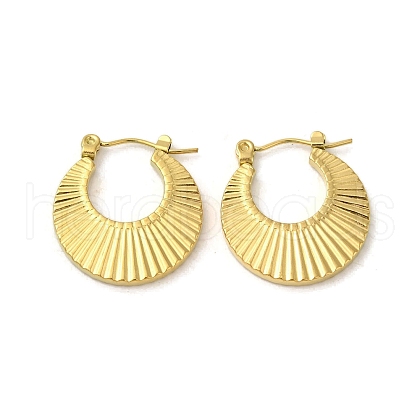 304 Stainless Steel Hoop Earrings for Women EJEW-B054-02G-1