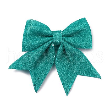 Glitter Cloth Bowknot Pendant Decoration DIY-I112-01D-1