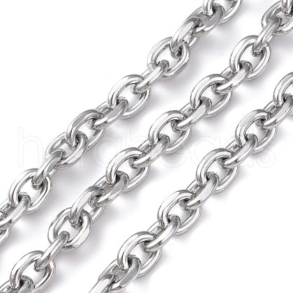 Oval Oxidation Aluminum Cable Chains CHA-K003-01P-1