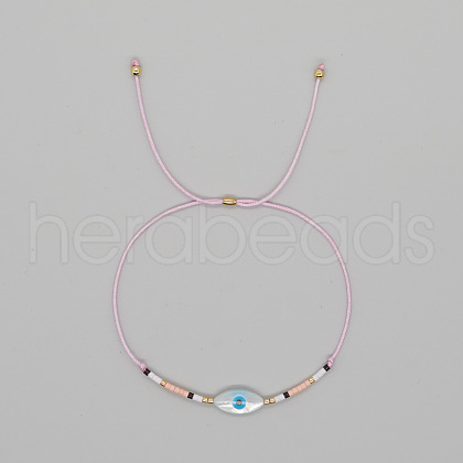 Natural Shell Evil Eye Bracelets FK3019-2-1