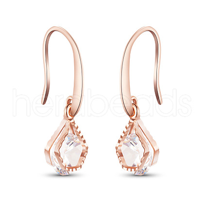 SHEGRACE Luxury Brass Dangle Earrings JE100B-1