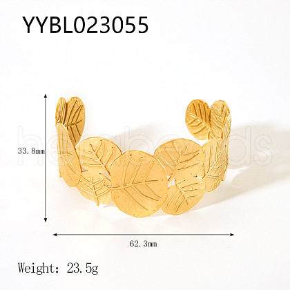 Stainless Steel Cuff Bangles for Women BS9100-6-1