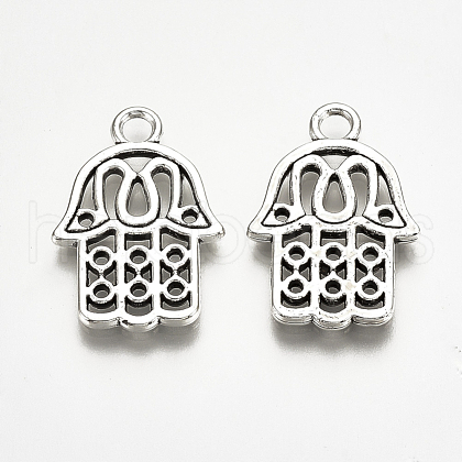 Tibetan Style Alloy Pendants TIBE-T007-46AS-LF-1