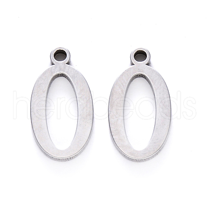 Tarnish Resistant 201 Stainless Steel Charms STAS-R108-00-1