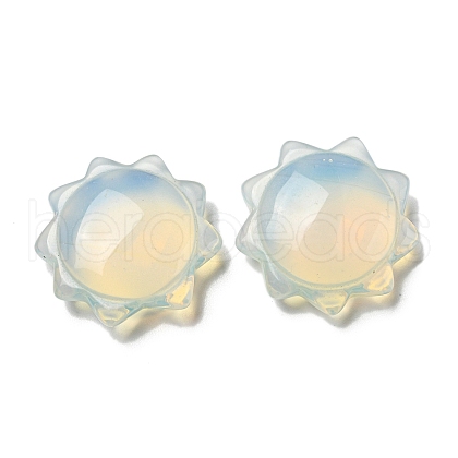 Opalite Carved Sun Figurines DJEW-D012-04H-1