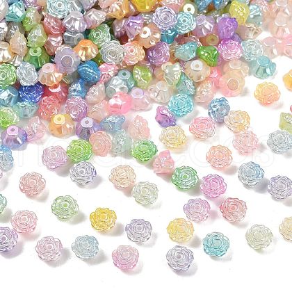 ABS Plastic Bead Caps KY-P021-03A-M-1