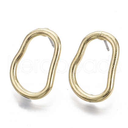 Alloy Stud Earrings EJEW-N013-01-1