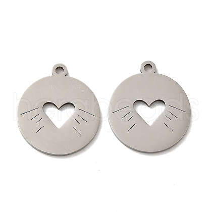 Non-Tarnish 316L Surgical Stainless Steel Pendants STAS-F302-10P-01-1