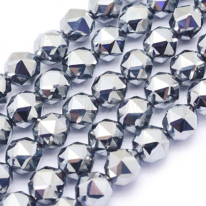 Terahertz Stone Beads Strands G-O166-34-8x8mm-1