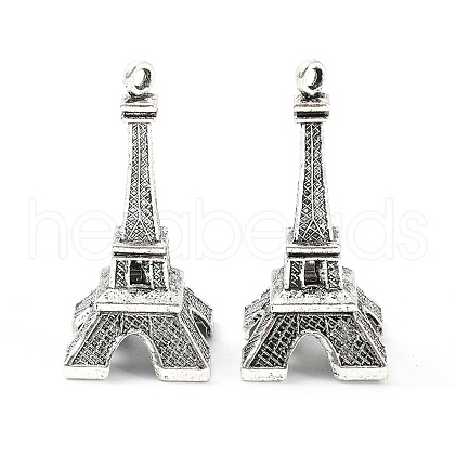 Tibetan Style Alloy Pendant TIBE-M001-06C-AS-1