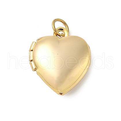 304 Stainless Steel Locket Charms STAS-M120-07A-G-1