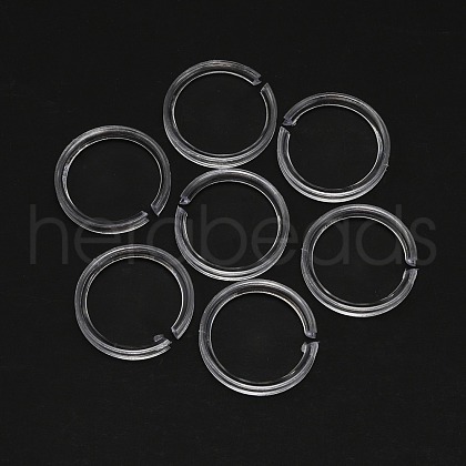 Plastic Circle Bracelet Display Holders BDIS-WH0006-003-1