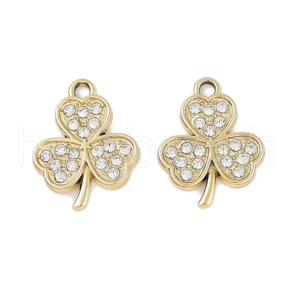 Alloy Rhinestone Pendants FIND-M018-24B-G-1