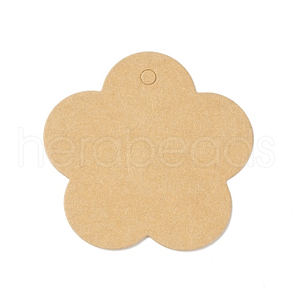 100Pcs Blank Kraft Paper Gift Tags CDIS-B001-06-1