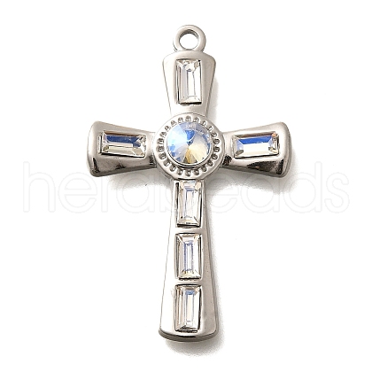 304 Stainless Steel Pendants STAS-Q346-12P-04-1